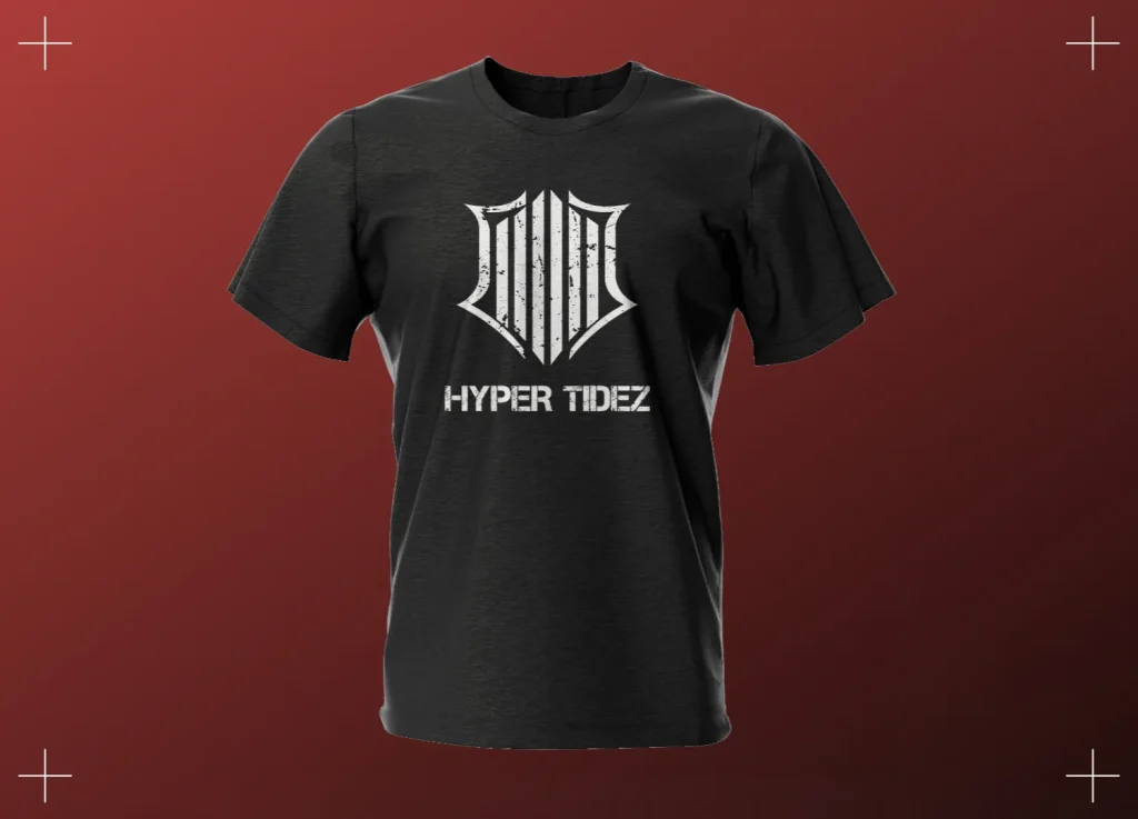 Hyper Tidez logo t-shirt merch