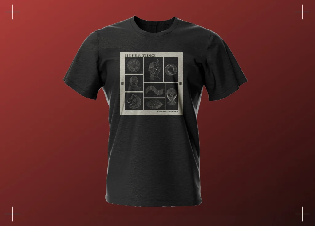Weird Energies album t-shirt by Hyper Tidez